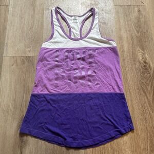 PINK‎ Victoria's Secret Tank Top Racerback Purple Ombre Sleeveless